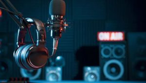 mikrofon, podcast