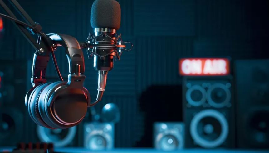 mikrofon, podcast