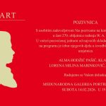 Pozivnica koncert posvećen Mozartu - februar 2026