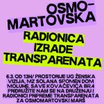 Osmomartovska radionice izrade transparenata