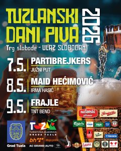 NAJAVNI PLAKAT - TUZLANSKI DANI PIVA 2026
