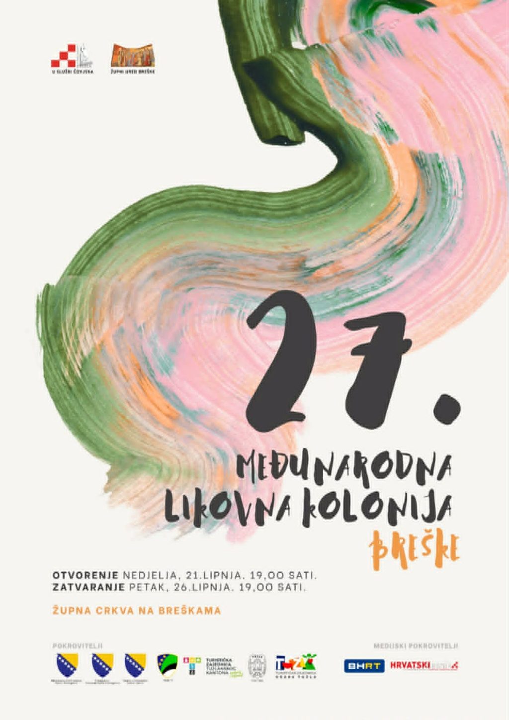 plakat likovna kolonija breške