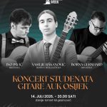 Koncert studenata gitare iz Osijeka večeras u Ateljeu Ismeta Mujezinovića
