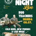 Srijeda uz muziku uživo: Duo Teachers nastupa u Park Pubu
