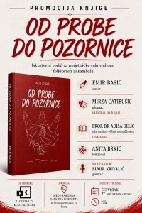 Promocija Emir Bašić august 2026 vizual