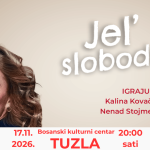 Premijerno u BiH: „Jel’ slobodno?“ 17. novembra u BKC-u Tuzla