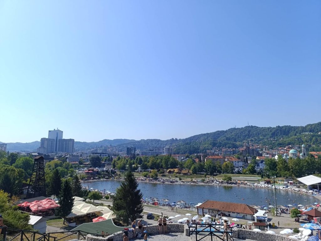 panonsko jezero sunce