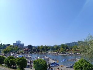 panonsko jezro avgust sunce