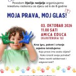 Amica Educa poziva djecu na kreativnu radionicu „Moja prava, moj glas!“